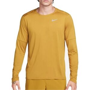 Nike Men’s Long-Sleeve Training Top - Gold | MEDIUM